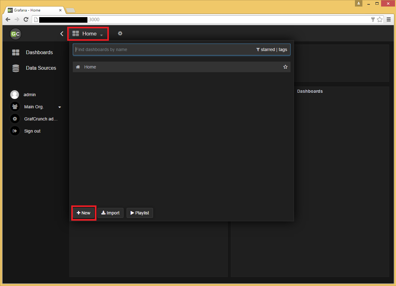 New Dashboard